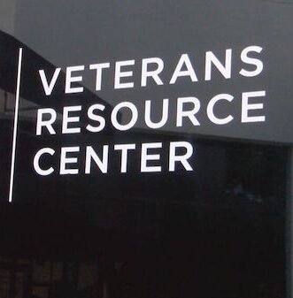 VA Resource Center sign